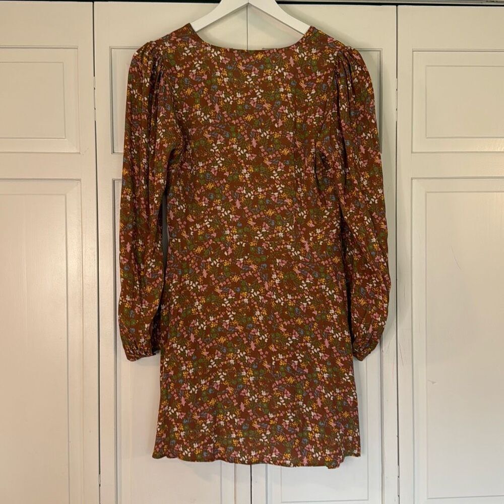 Clayton X Revolve ditsy floral long sleeve dress small - Picture 9 of 9